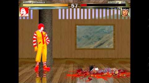 How the new Ronald deals with Dirty Kung Fu Man.