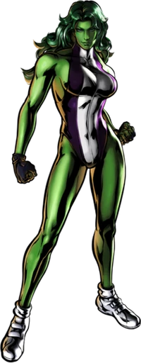 She-Hulk UMvC3 artwork