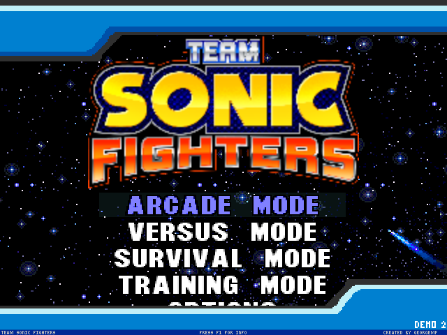 Team Sonic Fighters - SAGE 2020 Demo