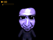 The Ao Oni trap. (Tapping to prevent him from opening the door. This is the hardest trap.)