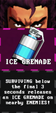 Ice grenade
