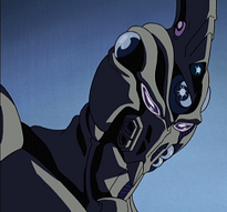 The face of Guyver II.