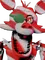 Green Candy Cane Foxy