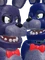 Purple vs Blue Bonnie Duo