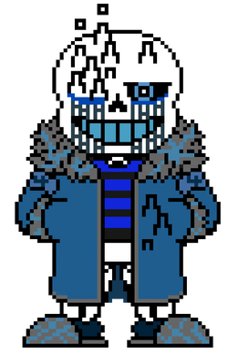 Dismoralus on X: I turned dialog sans sprite into battle one xd