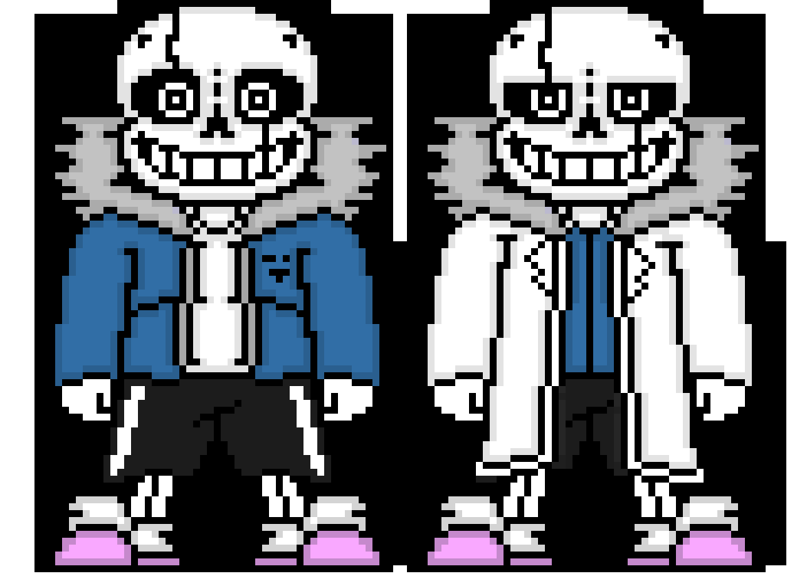 Undertale Sans And Papyrus, Pixel Art Maker