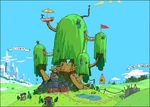 Tree House.png (716 KB) Official Background Art from Adventure Time.