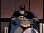Batman as he appears in Batman: The Animated Series.
