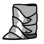 The icon used for the Armor Boot that grants a speed boost, as seen in Choose Goose's store.
