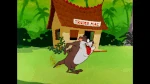 Taz's reaction to "Tasmanian She Devil" Bugs, as seen in "Bedevilled Rabbit".