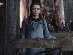 Arya Stark as she appeared at the beginning of Game of Thrones.