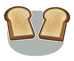 Toast (Sticker) (30 KB) Toast
