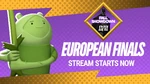 The announcement of the European Finals' stream starting.