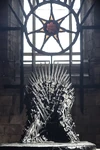 The Iron Throne as seen in Game of Thrones.