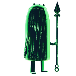 Matrix code banana guard