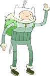 Snow Suit Finn's Official Artwork from Adventure Time.
