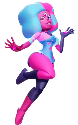 Cotton Candy Garnet Portrait