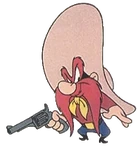 Yosemite Sam's Official Artwork from Looney Tunes.