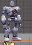 Iron Giant's fighting stance.