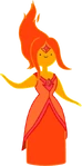 Flame Princess' Official Artwork from Adventure Time.