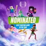 Promotional poster for MultiVersus' D.I.C.E. Awards nomination.