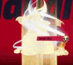 Combat Gizmo's victory animation.