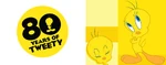 Promotional poster for the "80 Years of Tweety" event.