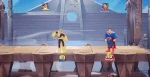 AdamVsSupes.gif (5.08 MB) Comic Classic Black Adam fighting Superman on Sky Arena.