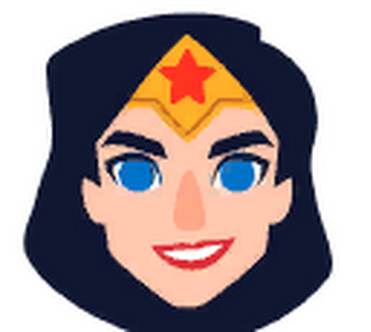 Cute Wonder Woman Sticker - Cute Wonder Woman Animated - Discover & Share  GIFs