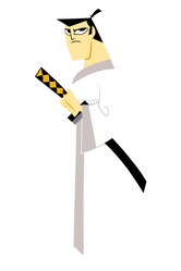 Official artwork from Samurai Jack as he appears in Seasons 1-4.