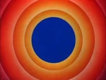 The classic orange, red, and blue Looney Tunes color rings.