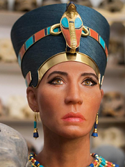 Facial reconstruction by paleo-artist Elisabeth Daynes.