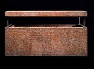 Sarcophagus of Queen Hatshepsut, recut for her father, Thutmose I