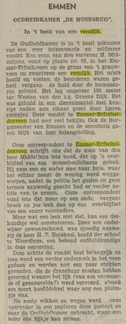 Newspaper Emmer-Erfscheidenveen