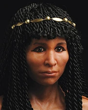 Artist Élisabeth Daynès facial reconstruction of Gilded Lady