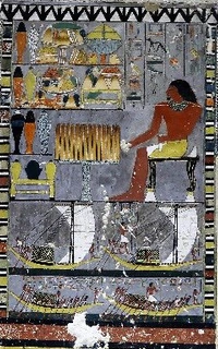 A mural from the tomb of Khuwy