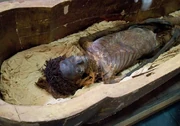  Maiherpri's mummy in sarcophagus