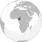 Cameroon (orthographic projection)
