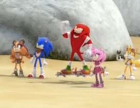 Amy Rose (Dimensão Espelho), Mundo Sonic Boom Wiki