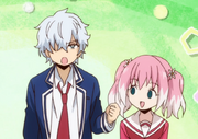 Kyouya plays with pigtails