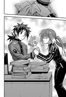 Nana grabs Nanao's hand.