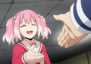 Shibusawa and Nana handshake