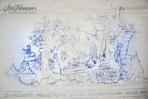 Manfred Bass's design for the float (1983)