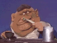 The Glutton eats celery and other items on The Ed Sullivan Show