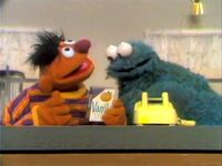 Cookie Monster and Ernie: Ernie/Monster, part III (First: Episode 0064)