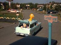 Riding in the Dodo's car Follow That Bird