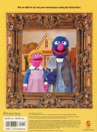 Betty Lou and Grover in American Gothic by Grant Wood