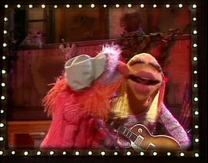 Janice with Floyd on The Muppets Go to the Movies.