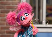 Abby Cadabby blowing bubbles in Sesame Street Episode 4259