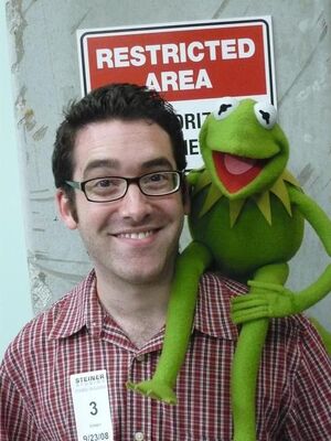 Joe Hennes and Kermit